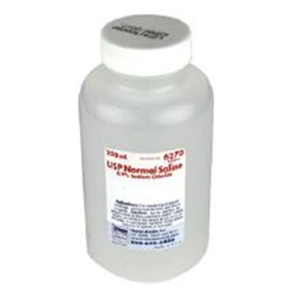 Normal Saline Irrigation Solution 250mL Sterile Bottle 24/Ca